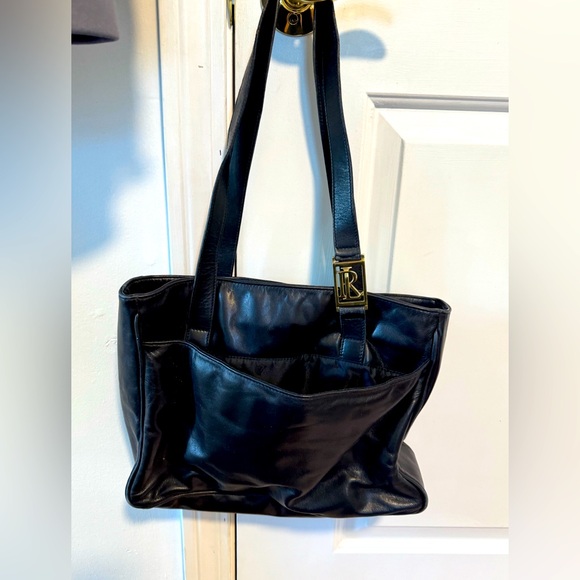 Ralph Lauren Black Tote - Picture 1 of 8